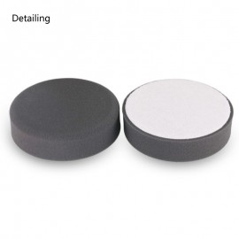 DETAILING 6 Inch Flat Foam Polishing Buffing Pad For Car Polishing and Buffing - Black for Finishing