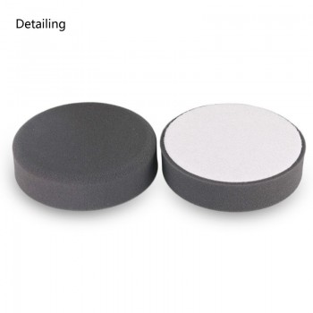 DETAILING 6 Inch Flat Foam Polishing Buffing Pad For Car Polishing and Buffing - Black for Finishing