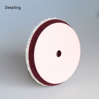 DETAILING brand Japanese Stripe 6 Inch and 7 Inch 100% Wool Buffing Pad For Car Polishing Suitable for RO,DA, GA Polisher
