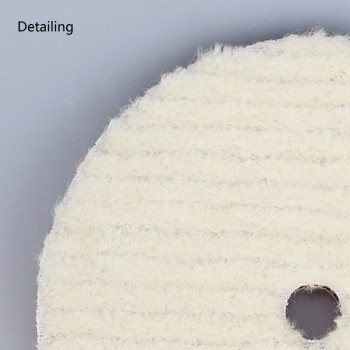 DETAILING brand Japanese Stripe 6 Inch and 7 Inch 100% Wool Buffing Pad For Car Polishing Suitable for RO,DA, GA Polisher