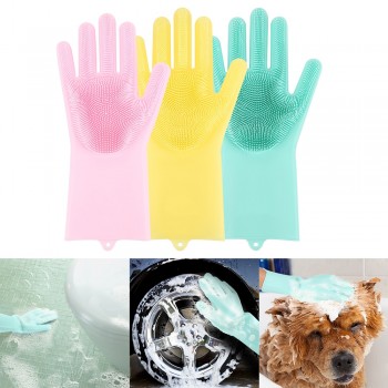 1PC Magic Silicone Rubbe Car Washing Gloves Eco-Friendly  Multipurpose Car Washing Gloves car accessries