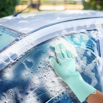 1PC Magic Silicone Rubbe Car Washing Gloves Eco-Friendly  Multipurpose Car Washing Gloves car accessries