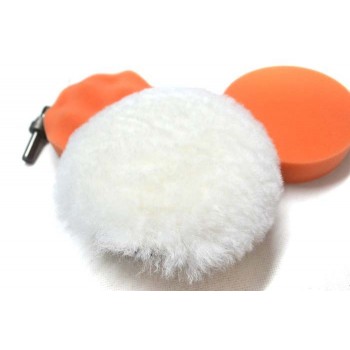 Free Shipping 4 100mm Car Polishing Pad set Wet Foam Buffing Pads for Car Styling with Drill Adaptor M10