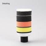 2 Inch DETAILING 5 pcs Buffing and Polishing Kit with 3 Flat Foam Padsamp; 1 Wool Buffing Pad and a Backing Plate