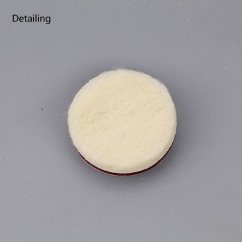 2 Inch DETAILING 5 pcs Buffing and Polishing Kit with 3 Flat Foam Padsamp; 1 Wool Buffing Pad and a Backing Plate