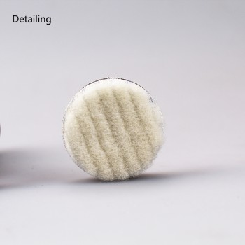 3 Inch DETAILING 5 Pad Buffing and Polishing Kit with 3 Flat Foam Padsamp; 1 Wool Buffing Pad and a Backing Plate