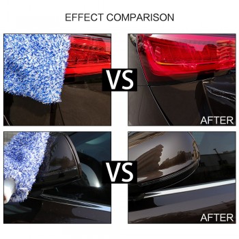 Car Washing Glove Scratch Free Microfiber Wash Mitt Wet and Dry Use for Home Kitchen Bathroom