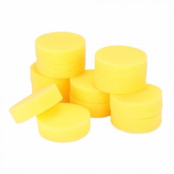 VEHEMO Auto Care 12Pcs Car Wax Sponge Polish Foam Sponges Pads Car Window Glass Brush Sponge Waxing Polishing Cleaning Tools
