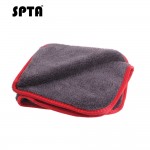 SPTA 800gsm Microfibre Towels Thick Plush Microfiber Car Cleaning Cloths Car Care Wax Polishing Detailing Wash 40CM*40CM 1Pcs