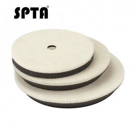2pcs Car Auto Soft 100% Wool Buffing Polishing Pad Professional Detailing heavy/medium/light finishing  pad 3/5/6 7