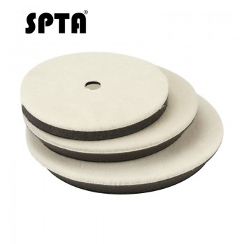 2pcs Car Auto Soft 100% Wool Buffing Polishing Pad Professional Detailing heavy/medium/light finishing  pad 3/5/6 7