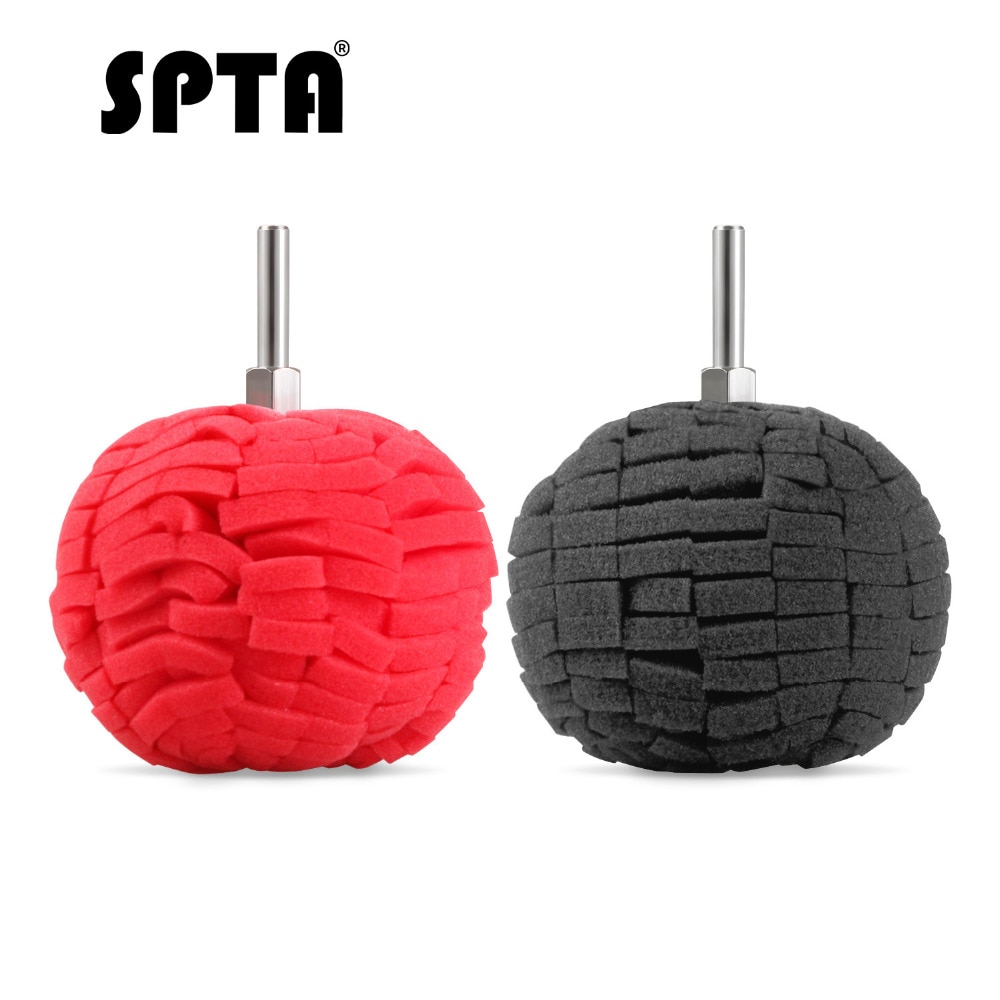SPTA 4 (100mm) Buffing Polisher Ball Finishing Buff Polishing Pad For Car Polishing Pads