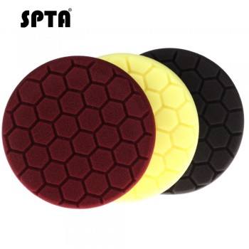 SPAT 1Pcs Brown/Black/Yellow 6Inch (150mm) Hardness Heavy Cut Buffing Pad Polishing Pad Kit For Car Polisher---Select Sets