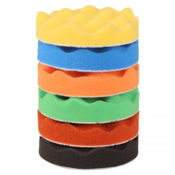 SPTA 7inch (180mm) Polishing Pad Buffing Sponge Polishing Buffer Pad Kit For Car Polisher Waxing - Select Set