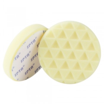 SPTA 5 inch (125mm ) Compound Buffing Pads Polishing Buffer Pad 5Pcs For Car Polisher Yellow/Red/Blue/Black/White--Select Color