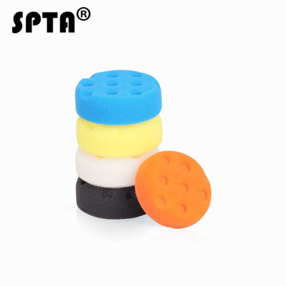 SPTA 3 inch (80mm) Buffing Pad  Polishing Pad kit For Car Polisher -Professional Quality Pack Of 5Pcs