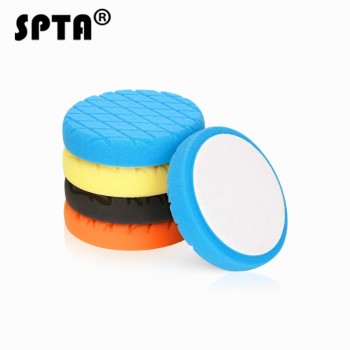 SPTA 6inch (150mm) Compound Polishing Pads Buffing Pads Buffer Polishing Pads For Car Polisher Auto 4Pcs - Select Color