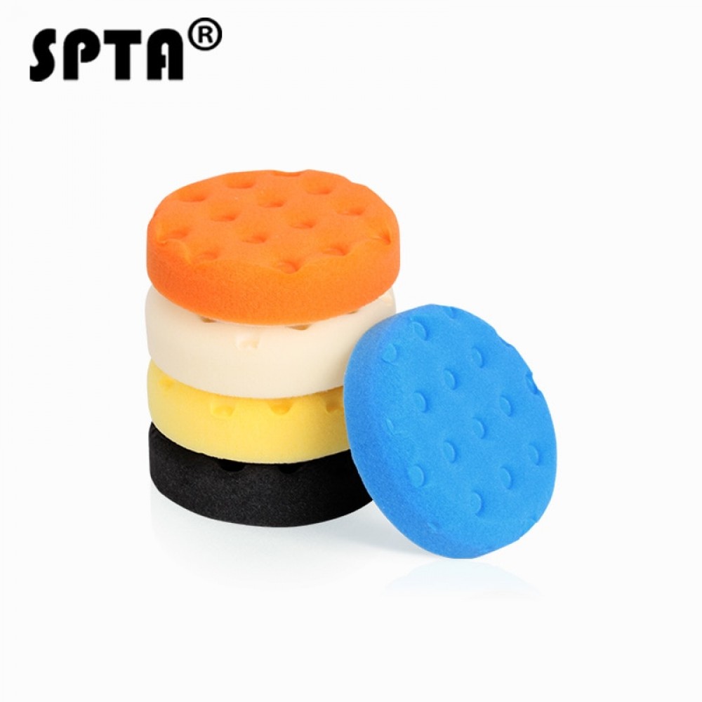 SPTA 4inch 100mm Car polishing pads Foam Buffing Polishing Pads Buffing Pads Car polishing pads For DA /RO Car Polisher