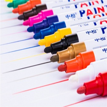 Waterproof Paint Car Care Wheel Tire Pen Mark Oily Car Rubber Tire Tread Metal Permanent Paint Marker Pen