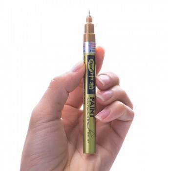 Hot Selling 0.7mm Extra Fine Point Paint Marker Pen Office School Supplies Metallic Marker Watercolor Highlighters