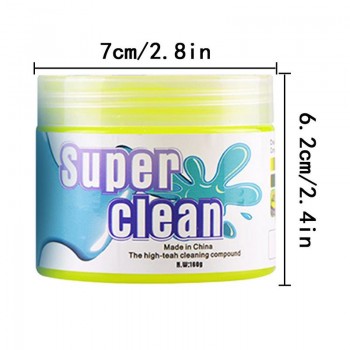 160g Car Cleaning Glue Slime Automobile Cup Holders Sticky Jelly Gel Compound Dust Wiper Cleaner