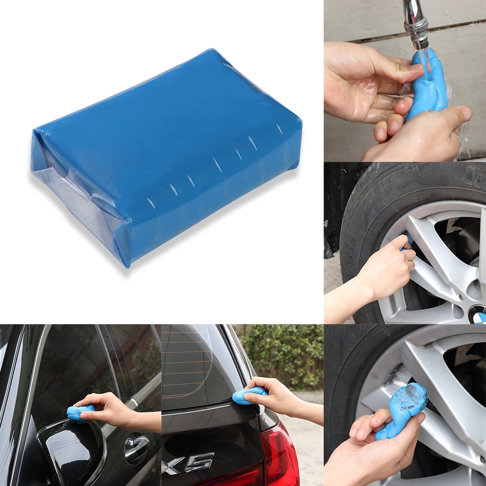 Auto Care 100g Magic Car truck Clean Clay Bar Auto Detailing Cleaner Car Washer Blue Reuse Rust Oil Contamination High Quality