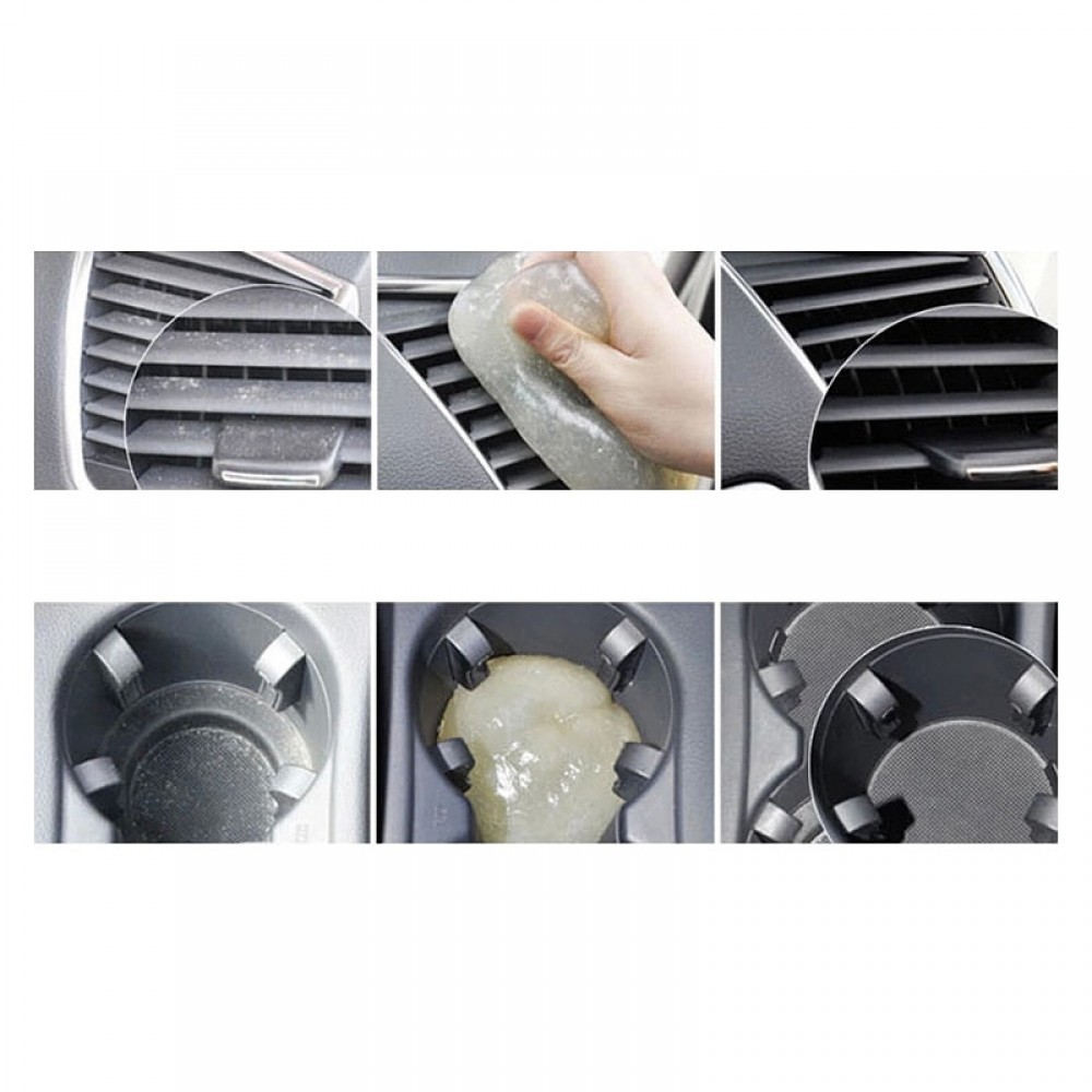 3pcs Auto Care Car Instrument Station Clean Glue Outlet Cleaning Supplies Car Aperture Clay Bar Keyboard Cleaning Gum Glue