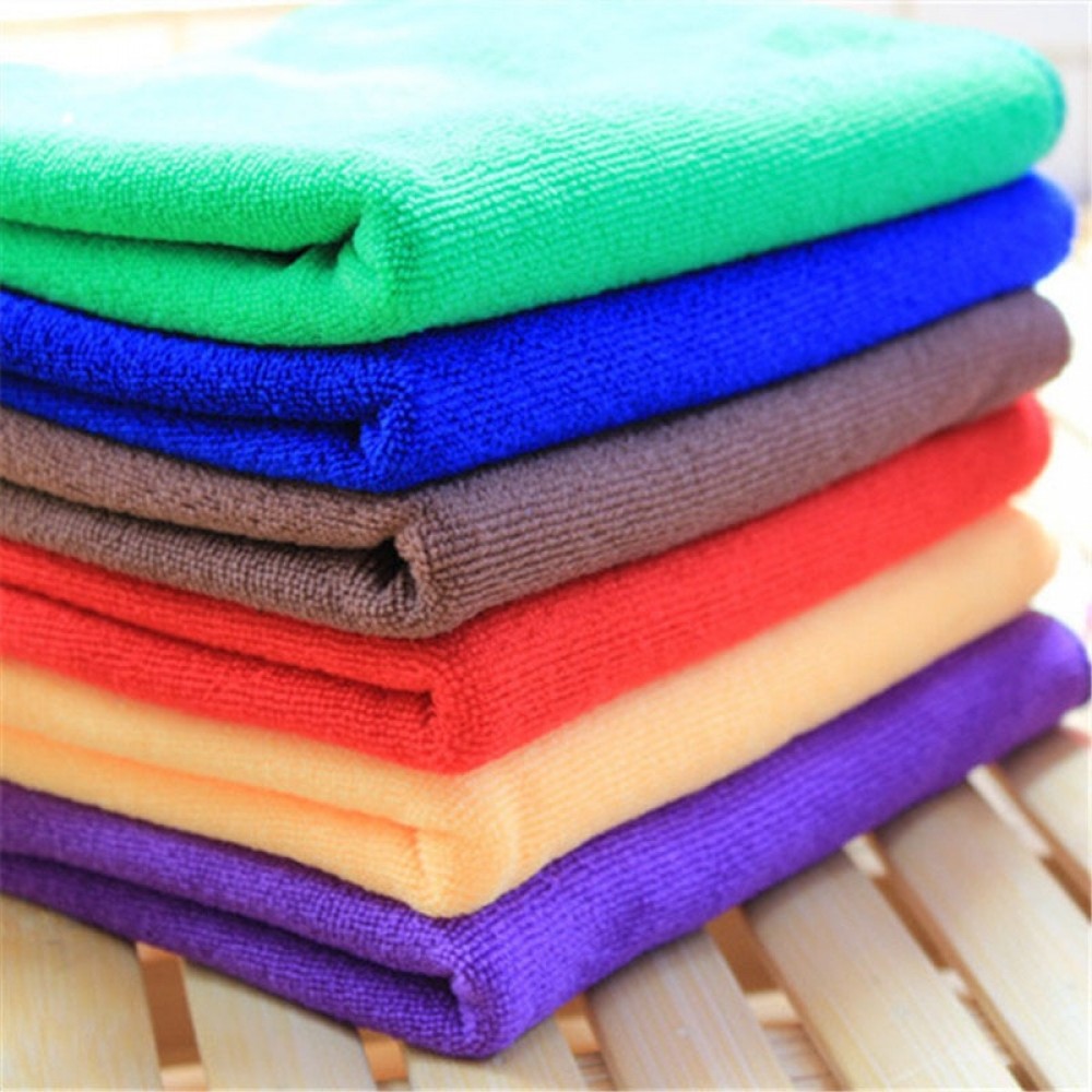 1pc Microfiber Towel Car Glass Table Kitchen Polish Wash Cloth Auto Care Light Glass Microfiber Cleaning Towels 30*30cm