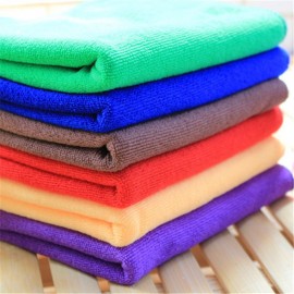 1pc Microfiber Towel Car Glass Table Kitchen Polish Wash Cloth Auto Care Light Glass Microfiber Cleaning Towels 30*30cm