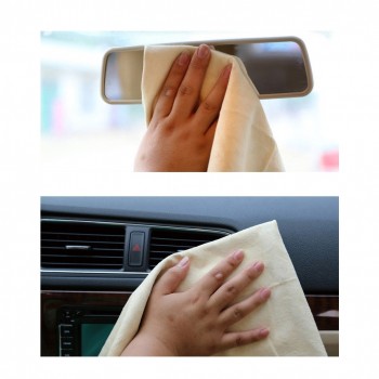 Water Absorption Window Cleaning Towels Chamois Leather Towel for Auto Car Cleaning and Precision Instrument