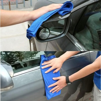 LumiParty 30*30cm Car Wash Towel Soft Microfiber Fiber Buffing Fleece Car Wash Towel Absorbent Dry Cleaning Kit Set for Car r30