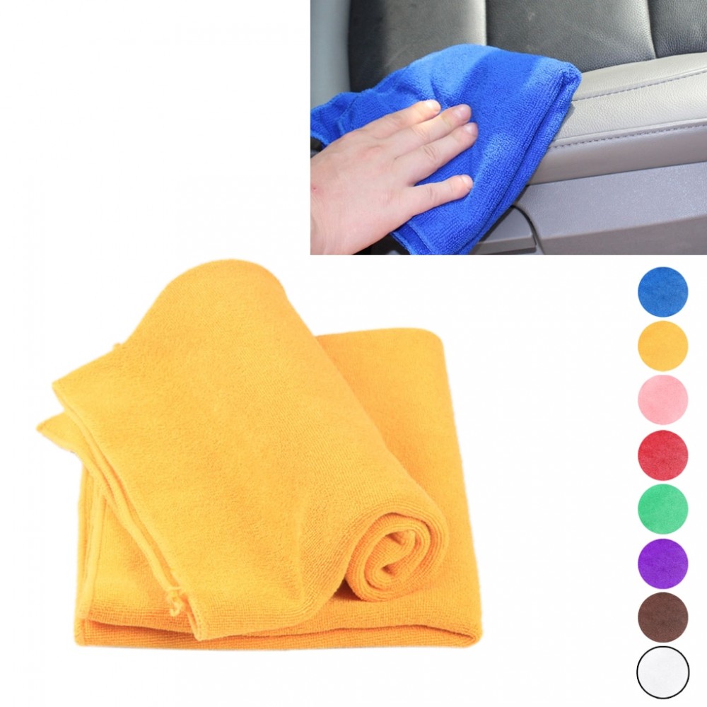 22*22CM Car Wash Microfiber Towel Auto Cleaning Drying Cloth Hemming Care Cloth Detailing Polishing Towels Duster