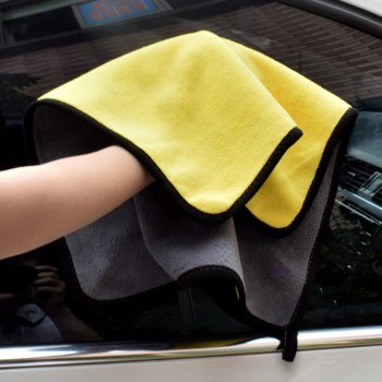 Coral Velvet Soft Absorbent Wash Cloth Car Auto Care Microfiber Cleaning Thicken Towels Car cleaning Maximum configuration