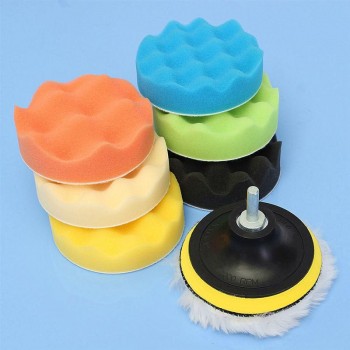 VORCOOL 19Pcs Buffing Sponge Polishing Pad Disc Wool Disc Polishing Wax Sanding Pad Kit Washing Cleaning Tool Car Accessories