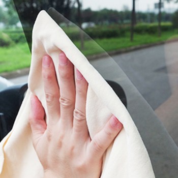 55*82 Auto Care Natural Chamois Leather Car Cleaning Cloth Genuine Leather Wash Suede Absorbent Quick Dry Towel Streak