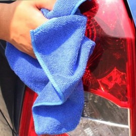 1to 12Pcs Blue Soft Absorbent Wash Cloth Car Auto Care Microfiber Cleaning Towels size 30cm*30cm Classic and new listing