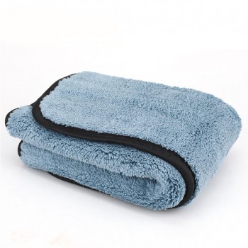 LumiParty 2pcs/5pcs Fine Fiber Buffing Thick Coral Fleece Car Wash Towel Cleaning Kit Set for Car thick coral fleece r30