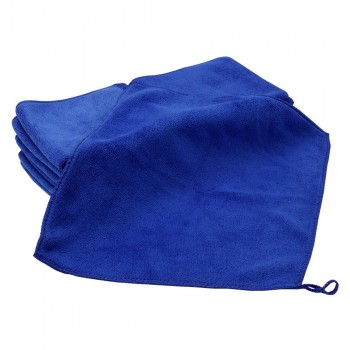 BORUiT 12PCS Car Wash Towel  30*30cm Soft Microfiber Fiber Absorbent Polish Wash Cloth Absorbent Dry Cleaning Buffing Fleece Kit