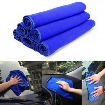 LumiParty 30*30cm Car Wash Towel Soft Microfiber Fiber Buffing Fleece Absorbent Dry Cleaning Kit Set for Car Car Wash Towel r30