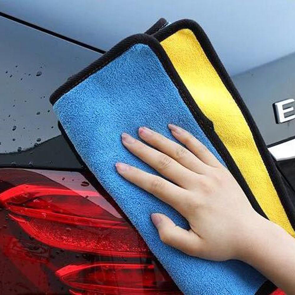 1 pc Car Microfiber Towel Car Cleaning Drying Cloth Hemming Car Care Cloth Detailing Car Wash Towel 20*30CM