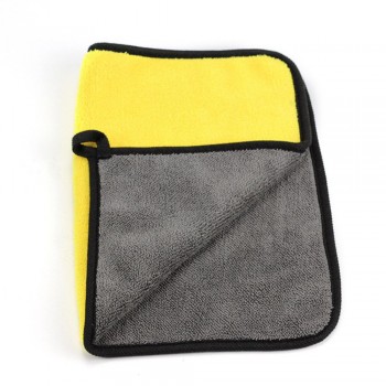 1 pc Car Microfiber Towel Car Cleaning Drying Cloth Hemming Car Care Cloth Detailing Car Wash Towel 20*30CM