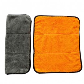 VORCOOL 2pcs 45x38cm Car Cleaning Towels Washcloth Thick Drying Cloth Polishing Duster Washing Towel Car Care Tools