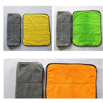 VORCOOL 2pcs 45x38cm Car Cleaning Towels Washcloth Thick Drying Cloth Polishing Duster Washing Towel Car Care Tools