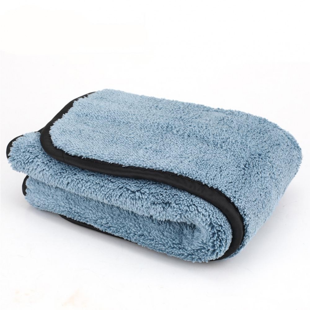LumiParty 2pcs/5pcs Fine Fiber Buffing Thick Coral Fleece Car Wash Towel Cleaning Kit Set for Car high strength Universal r30
