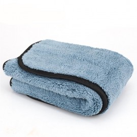 LumiParty 2pcs/5pcs Fine Fiber Buffing Thick Coral Fleece Car Wash Towel Cleaning Kit Set for Car high strength Universal r30