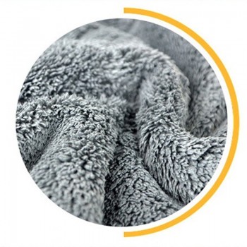 1pc Car Care Polishing Wash Towels Plush Microfiber Washing Drying Towel Strong Thick Polyester Fiber Car Cleaning Cloth 40x40cm
