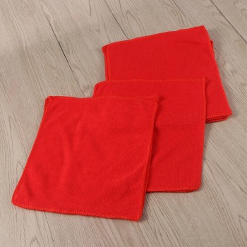 5pcs/Lot Car Cleaning Towels Microfiber Auto Car Washcloth Drying Cloth Valeting Polishing Duster 25x25cm Random Color