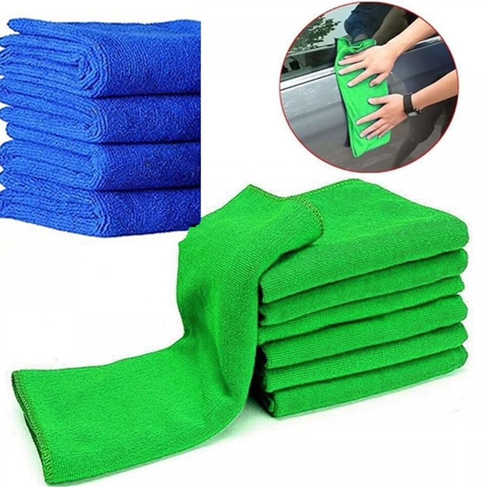 5pc Microfiber Car Wash Towel Soft Cleaning Car Care Detailing Cloths Wash Towel Duster 9.84 x 9.84 Inch Towel Car Care