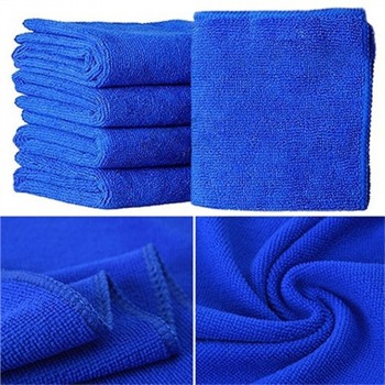 5pc Microfiber Car Wash Towel Soft Cleaning Car Care Detailing Cloths Wash Towel Duster 9.84 x 9.84 Inch Towel Car Care