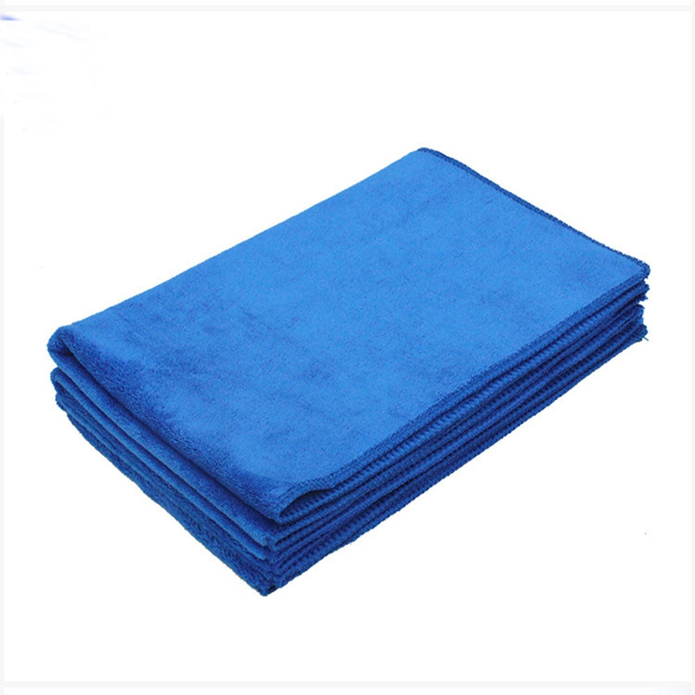 Thicken 40*60cm Blue New Car Care Quick Absorbent Wash Cloth Car Auto Care Microfiber Cleaning Towels Cloths 30*30cm Car Wash #0
